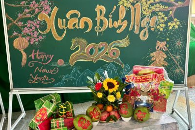Sinh hoạt tập thể “Hội chợ Xuân Bính Ngọ 2026 – Ngày hội đọc sách”. Năm học 2025 – 2026