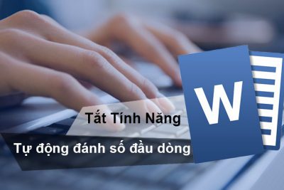 Cách tắt tính năng tự động đánh số đầu dòng trong Word 2010, 2013,2016, 2019 và 2021