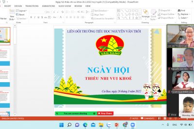 Đại hội Liên đội 2021 – 2022 với chương trình Ngày hội thiếu nhi vui khỏe