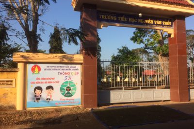 Công trình măng non – Chào mừng Đại hội đoàn các cấp – Năm học 2021 2022