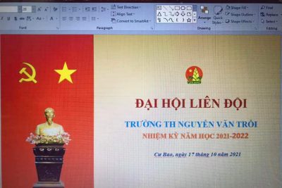 Đại hội Liên đội Nguyễn Văn Trỗi – Năm học 2021  –  2022
